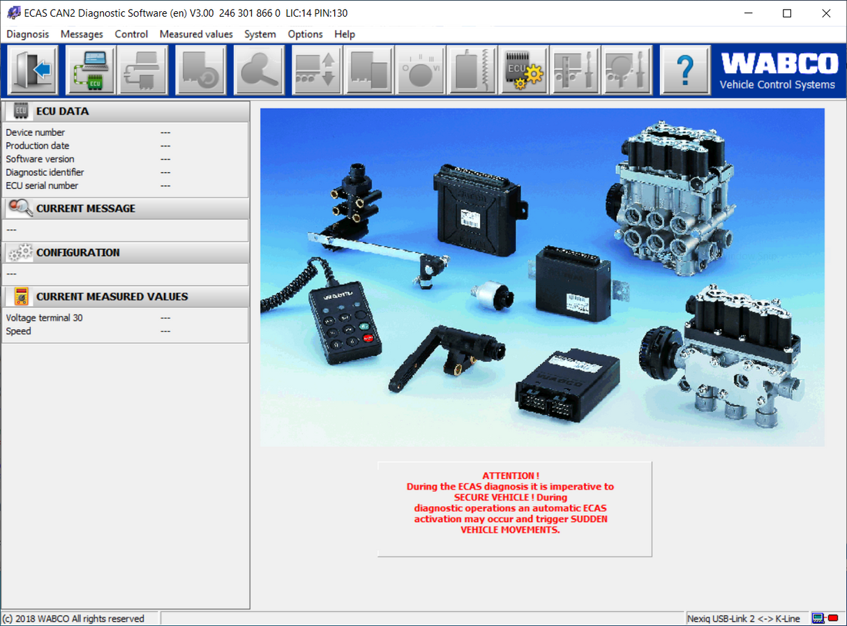 MERITOR WABCO TOOLBOX PLUS 14.5 + ECAS CAN2 [TRUCK AND BUS]