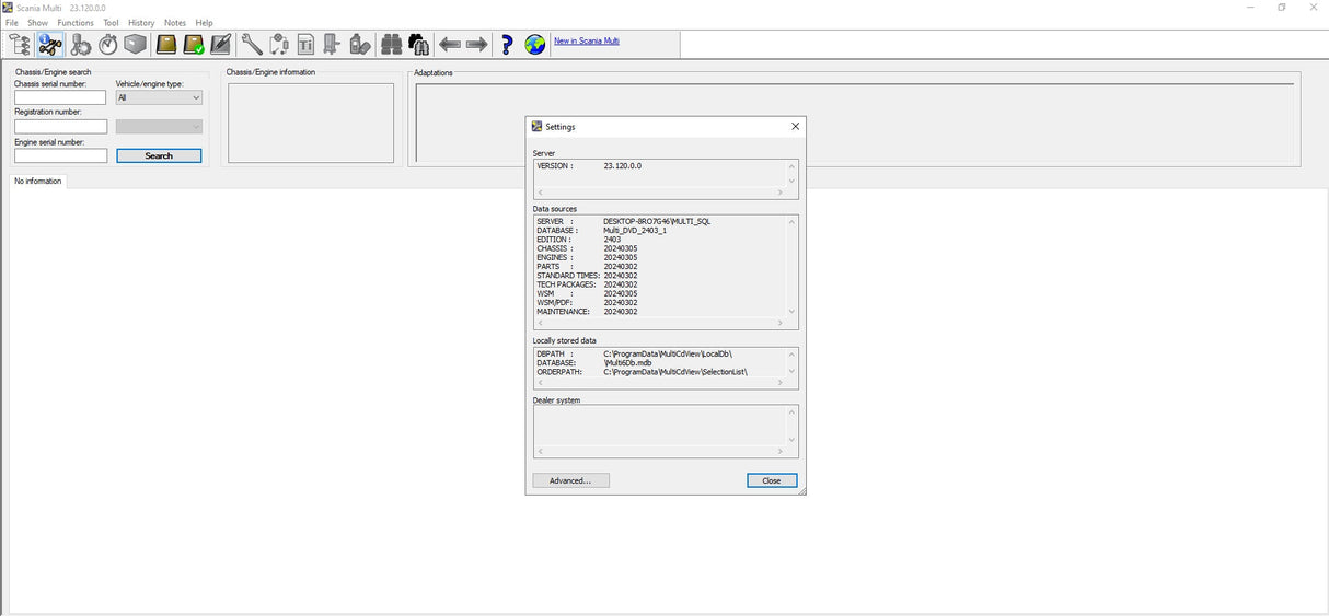 Scania Multi 2025 (1.2025) Spare Parts & Manuals - Offline