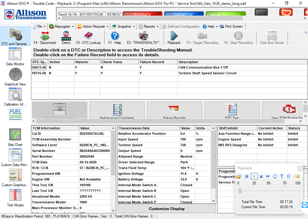 Allison DOC 2024 – Diagnostic Software for Transmissions