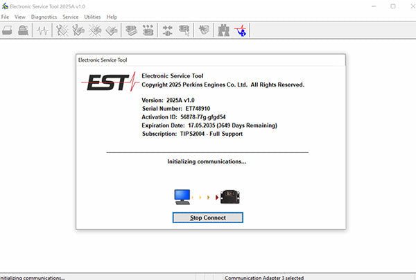 Perkins EST 2025A Electronic Service Tool [EST]