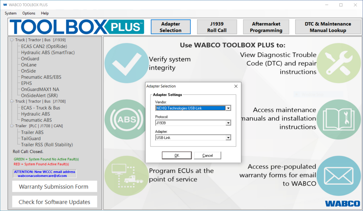 MERITOR WABCO TOOLBOX PLUS 14.5 + ECAS CAN2 [TRUCK AND BUS]