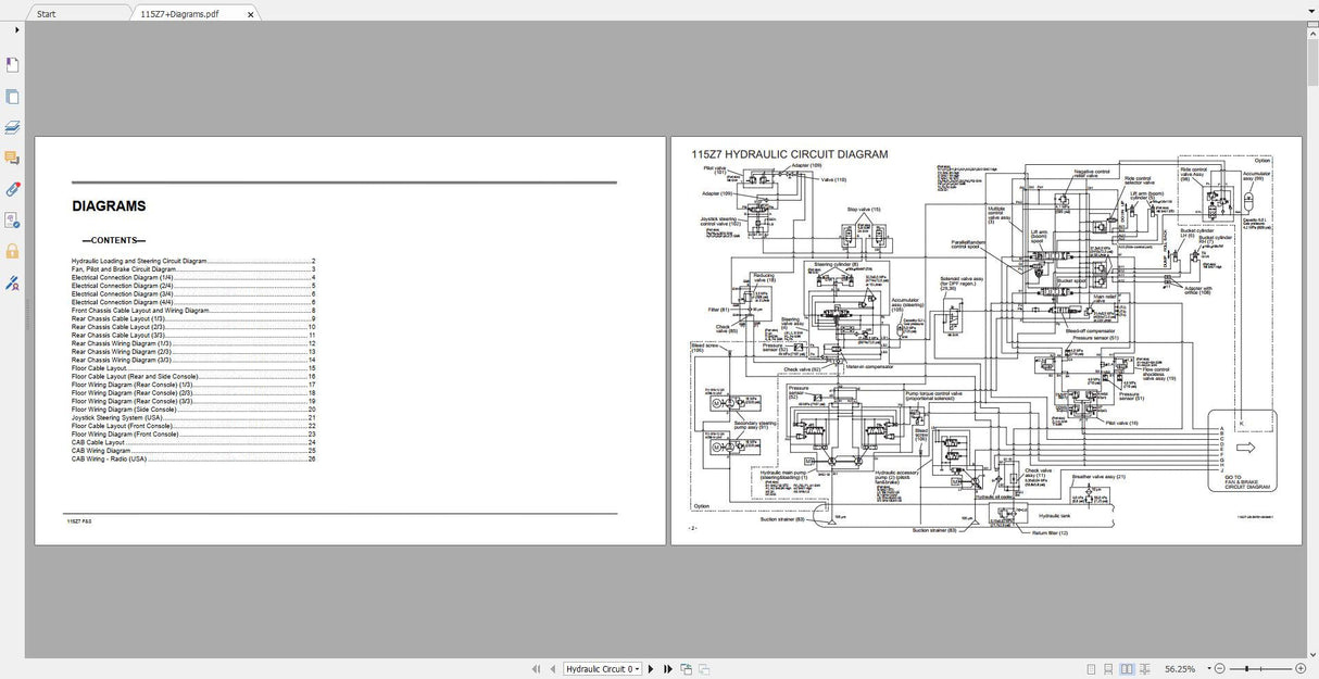 Kawasaki Wheel Loader Service & Part Manual and Circuit Diagram 2020 PDF DVD