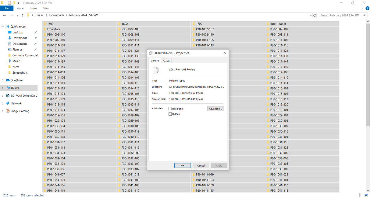 SW Flash Files For Paccar ESA 2025