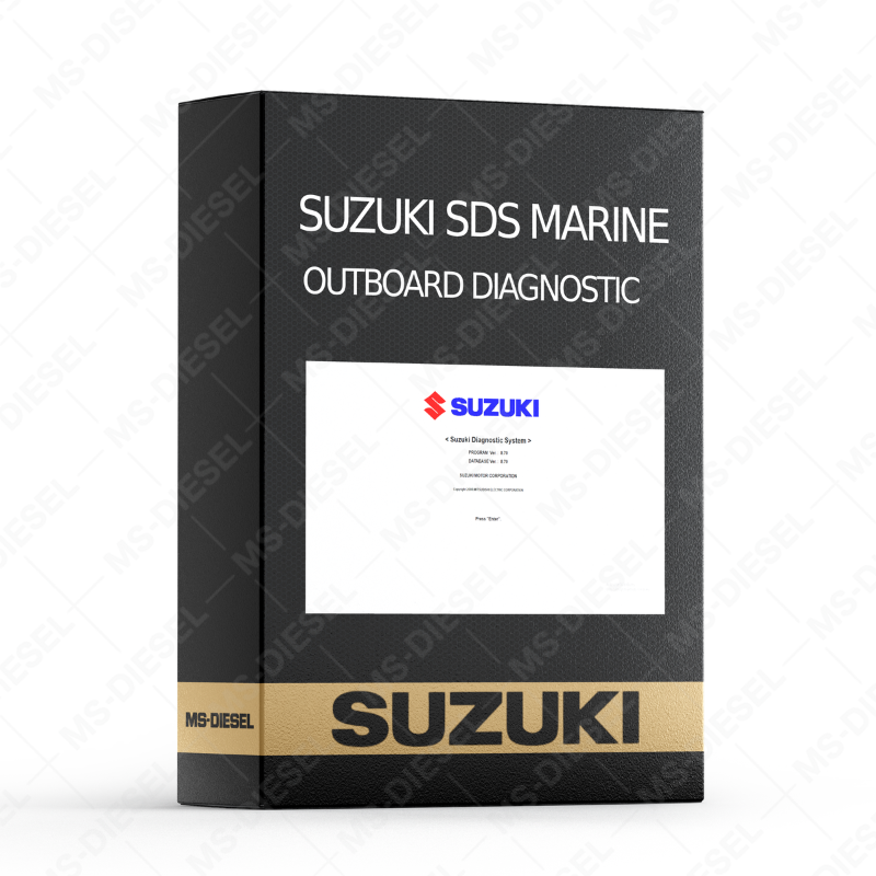 Suzuki Outboard Diagnostic Software (SDS 8.7)